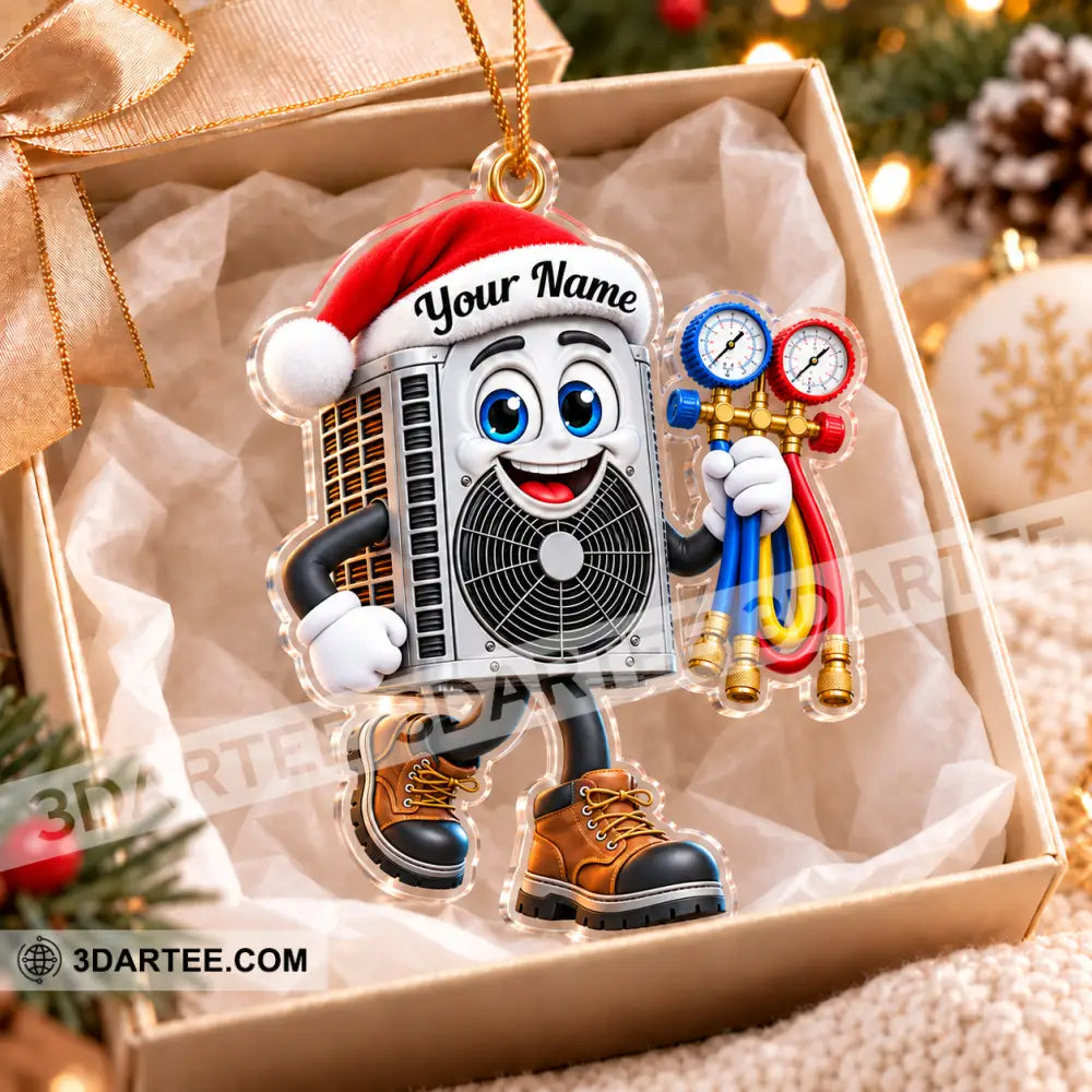 HVAC Tech Home Decor Christmas Ornament Personalized Ornament - Ornament