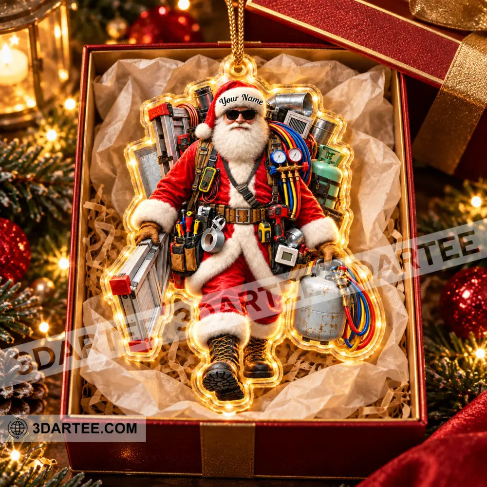 HVAC Tech Home Decor Christmas Ornament Personalized Ornament - Ornament
