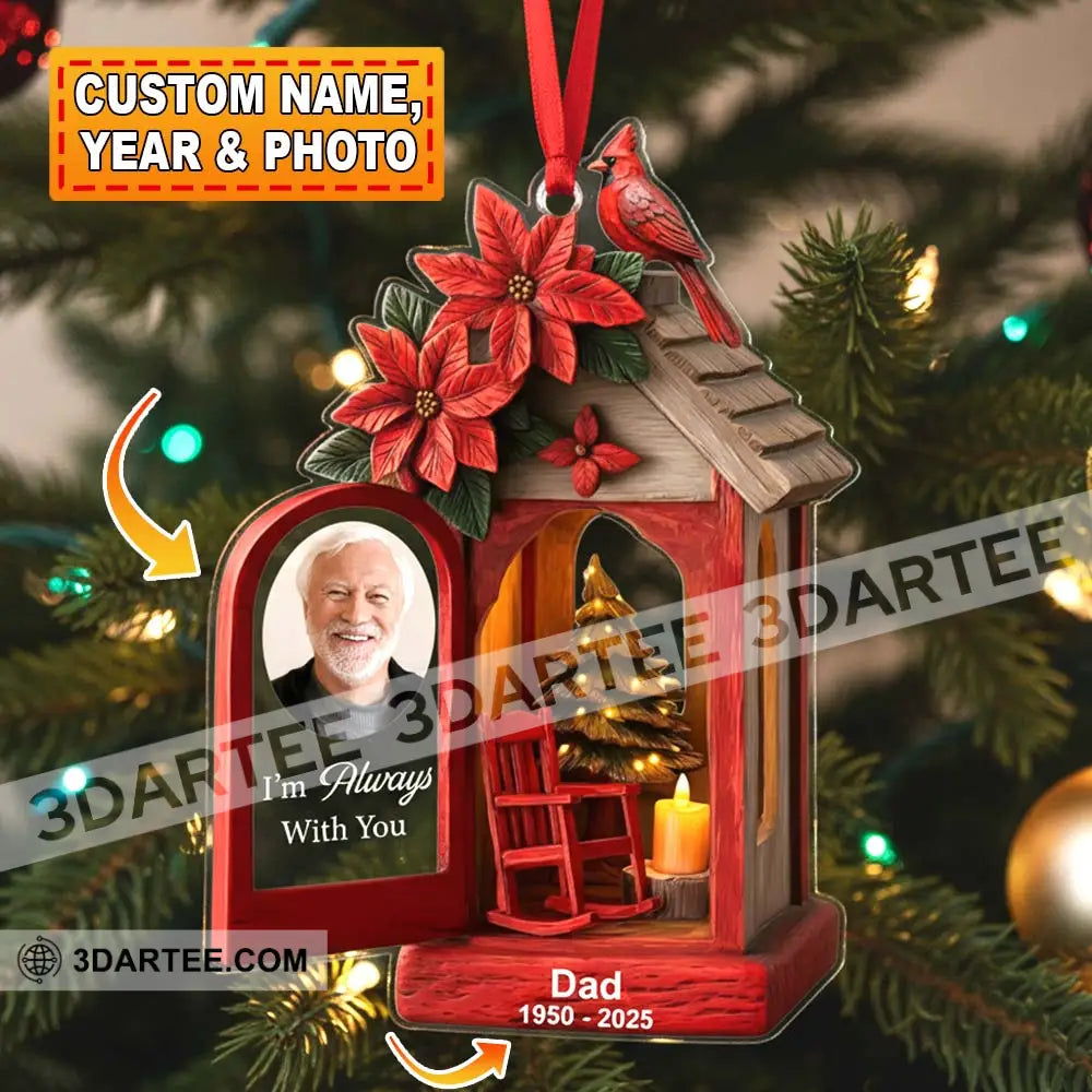 I Am Always With You Home Decor Christmas Ornament Personalized Ornament 3.54’’ / 1 Ornament Ornament