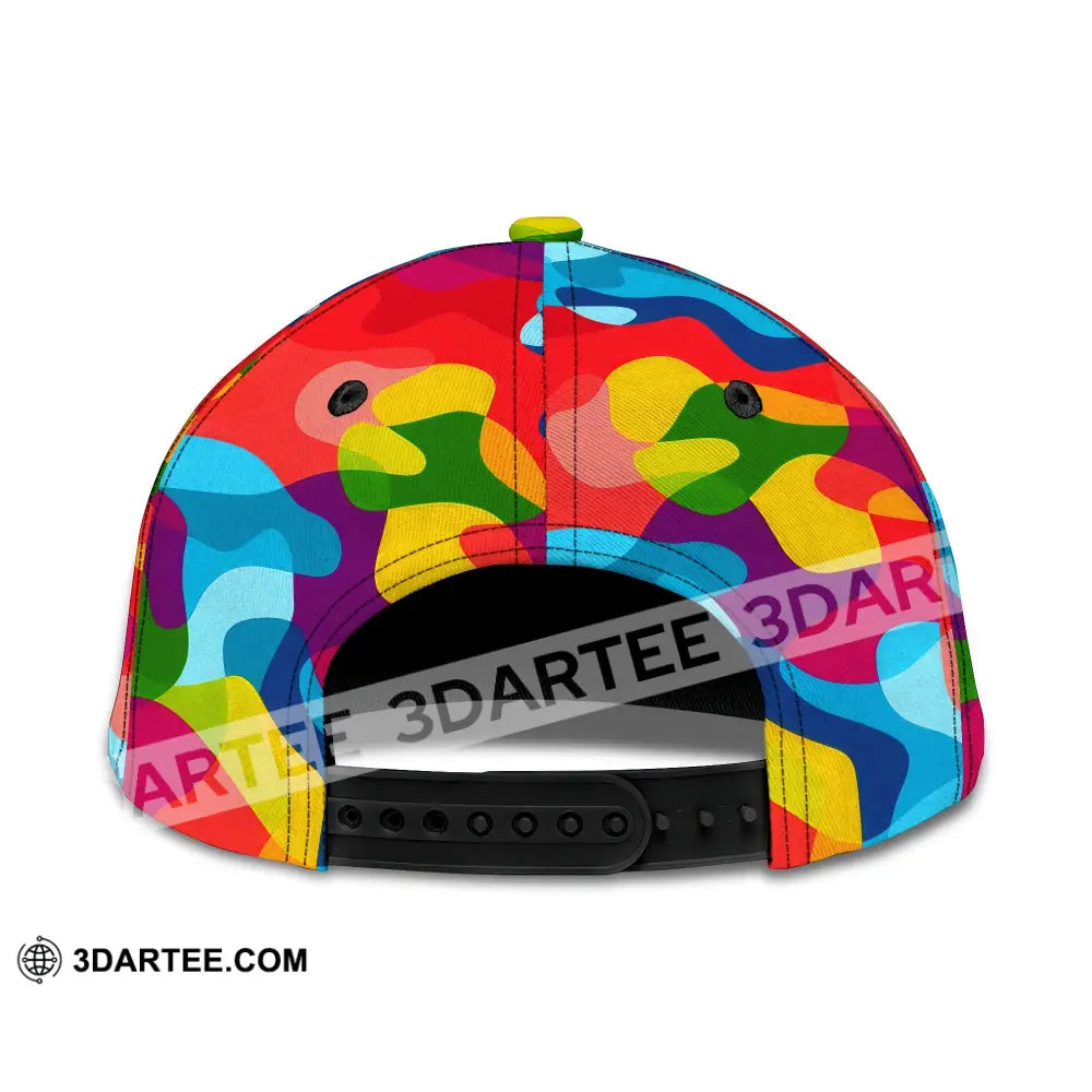 In April We Wear Blue Autism Awareness Classic Cap CLASSIC CAP / UNIVERSAL FIT Cap