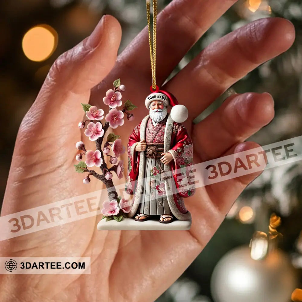 Japanese Santa Home Decor Christmas Ornament Personalized Ornament 3.54’’ / 1 Ornament Ornament