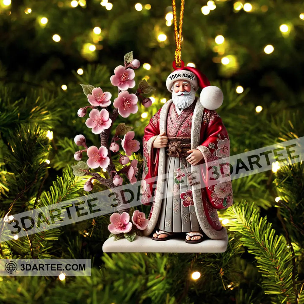 Japanese Santa Home Decor Christmas Ornament Personalized Ornament Ornament