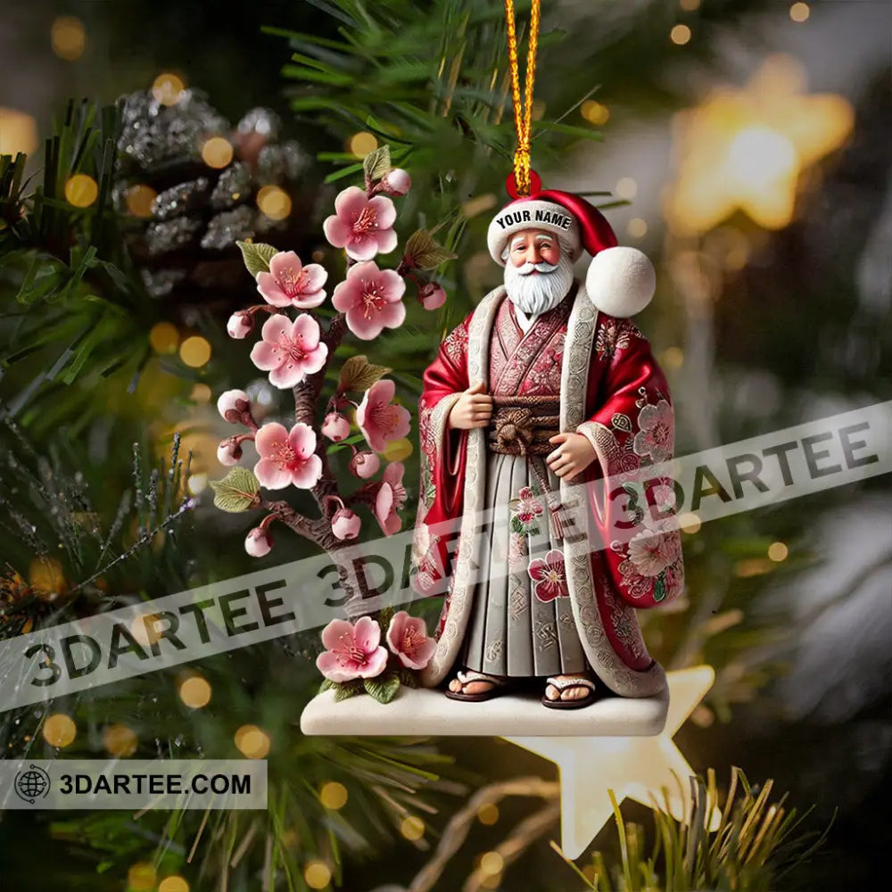 Japanese Santa Home Decor Christmas Ornament Personalized Ornament Ornament