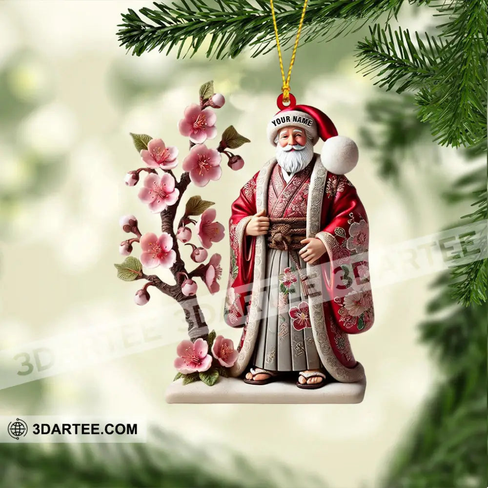 Japanese Santa Home Decor Christmas Ornament Personalized Ornament Ornament