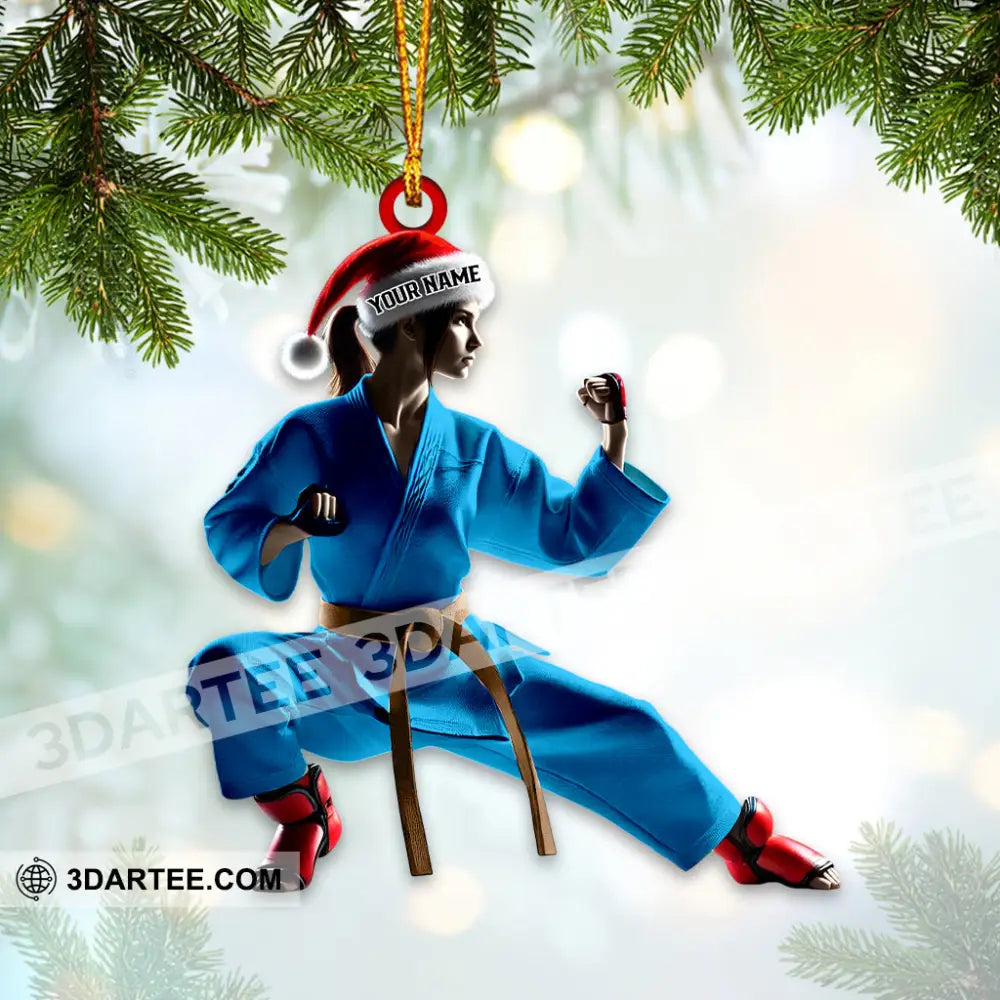 Karate Christmas Home Decor Christmas Ornament Personalized Ornament Ornament