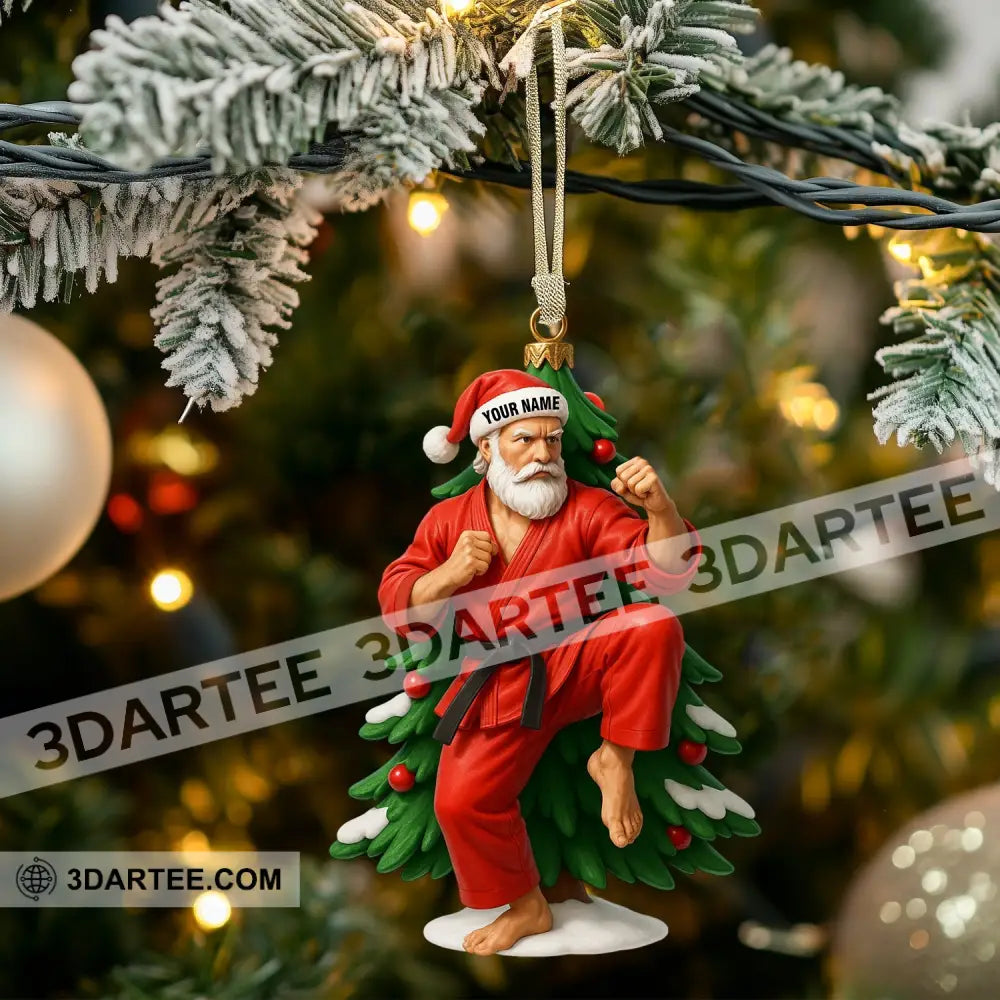 Karate Home Decor Christmas Ornament Personalized Ornament Ornament