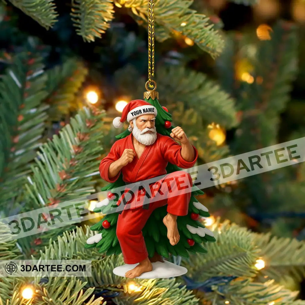 Karate Home Decor Christmas Ornament Personalized Ornament Ornament