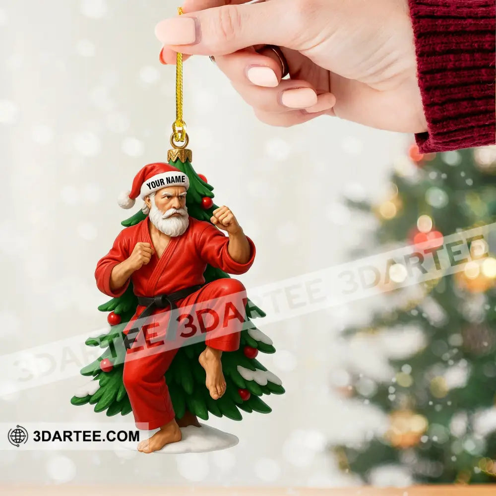 Karate Home Decor Christmas Ornament Personalized Ornament Ornament