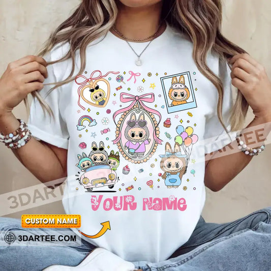 Kid And Adult T-Shirt - Custom Labubu The Monsters T-Shirt Cute Collectible Gift Apparel