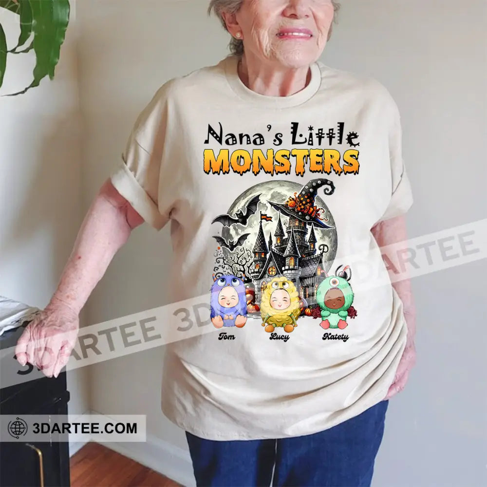 Kid And Adult T-Shirt - Custom Nana Of The Monsters T-Shirt Halloween Collectible Gift Apparel