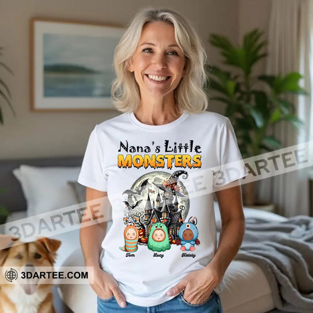 Kid And Adult T-Shirt - Custom Nana Of The Monsters T-Shirt Halloween Collectible Gift Apparel