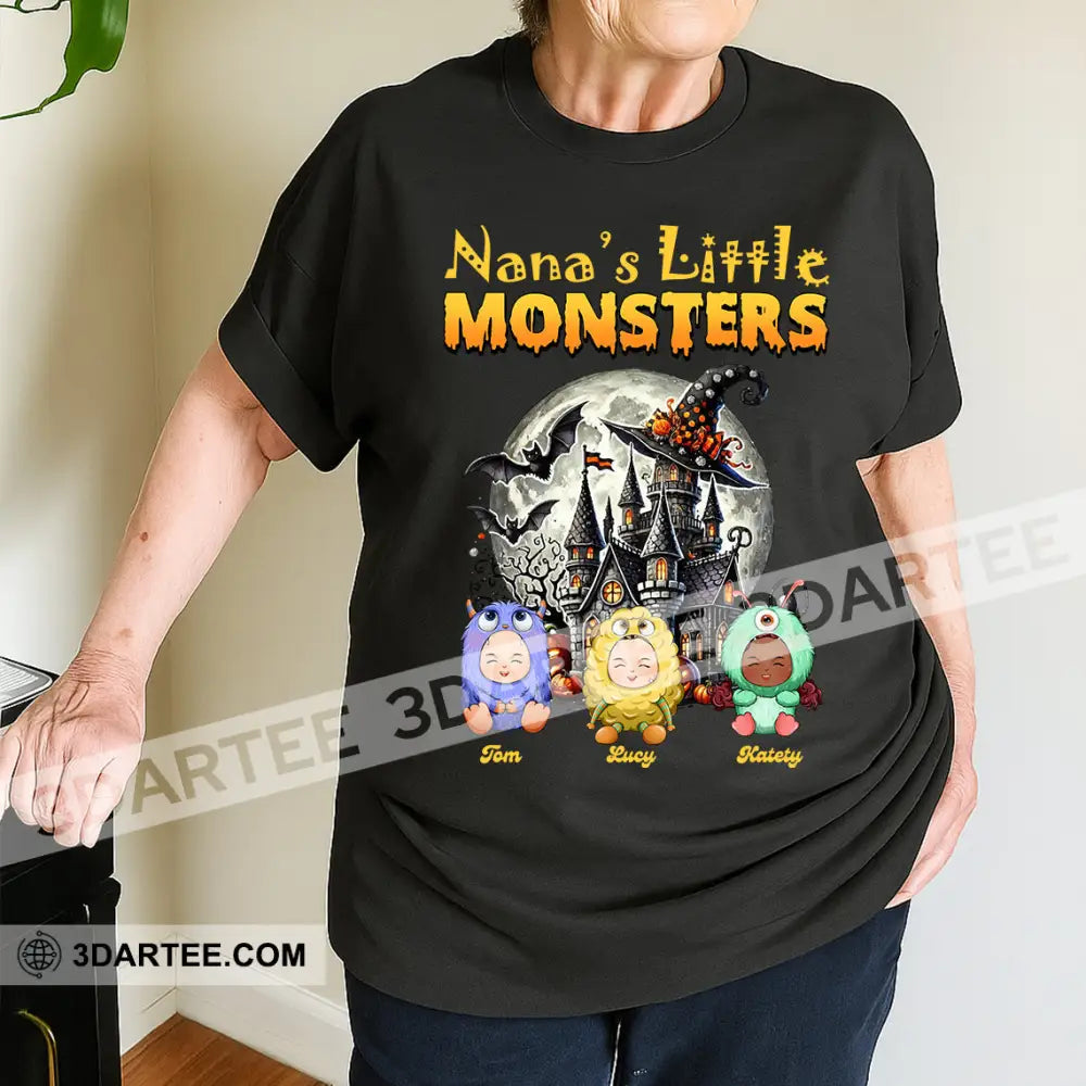 Kid And Adult T-Shirt - Custom Nana Of The Monsters T-Shirt Halloween Collectible Gift Apparel
