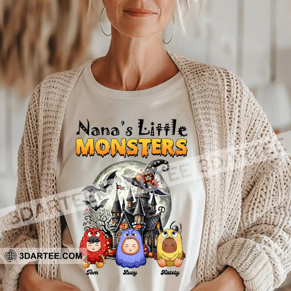 Kid And Adult T-Shirt - Custom Nana Of The Monsters T-Shirt Halloween Collectible Gift Apparel