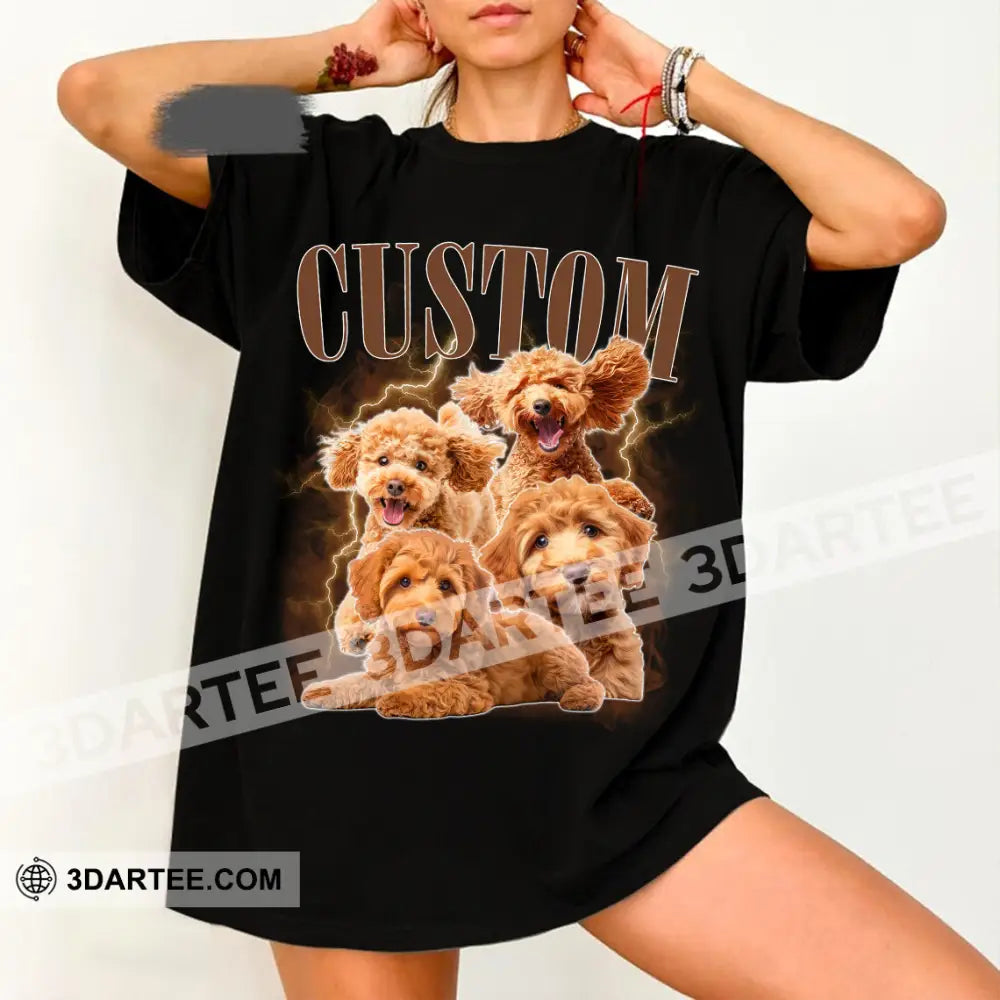 Kid And Adult T-Shirt - Custom Pet Lover T-Shirt Custom Photo Collectible Gift Apparel