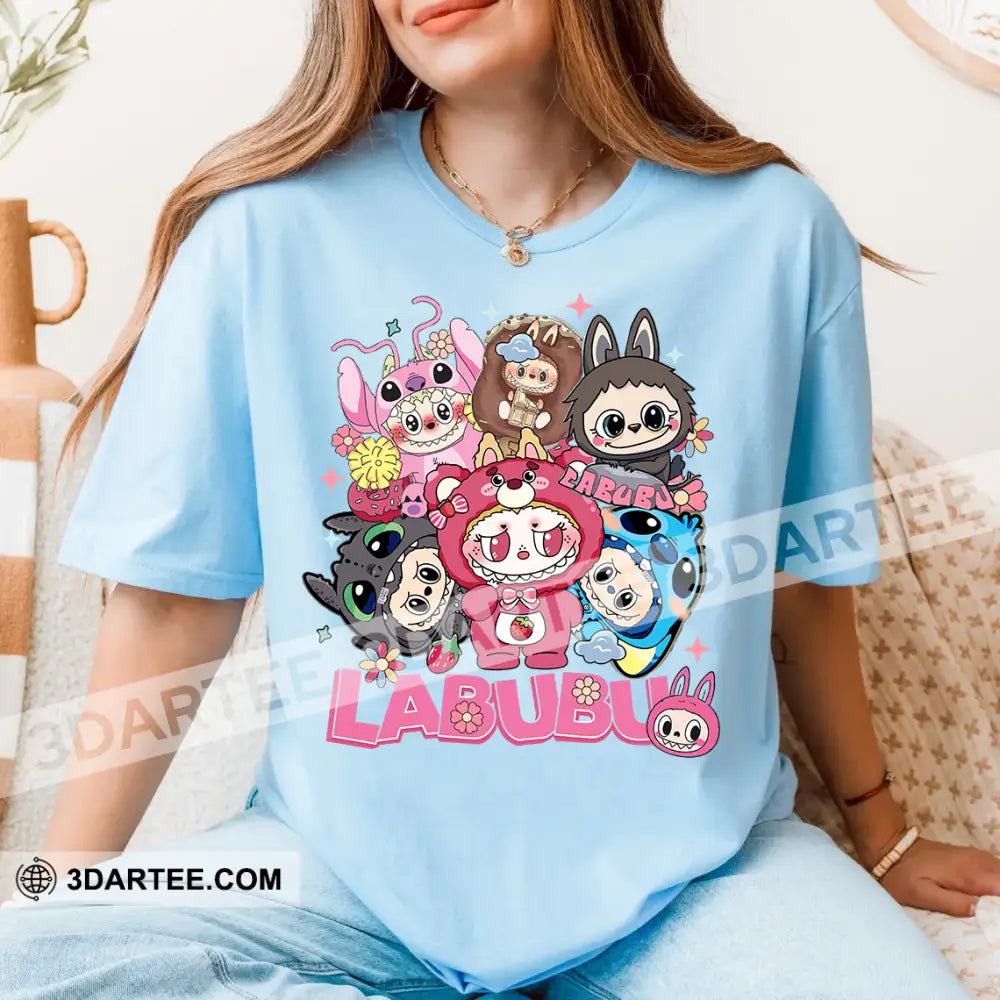 Kid And Adult T-Shirt - Custom The Monsters Labubu T-Shirt Cute Collectible Gift Apparel