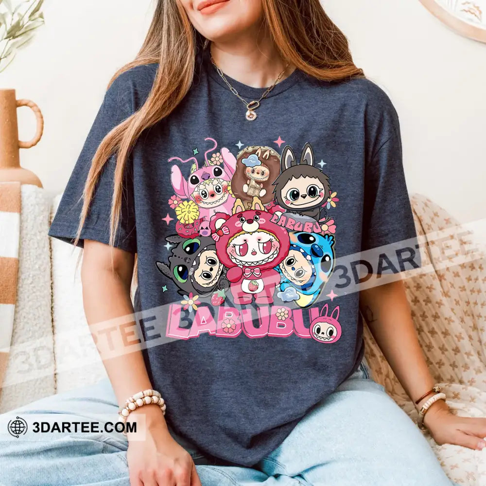 Kid And Adult T-Shirt - Custom The Monsters Labubu T-Shirt Cute Collectible Gift Apparel