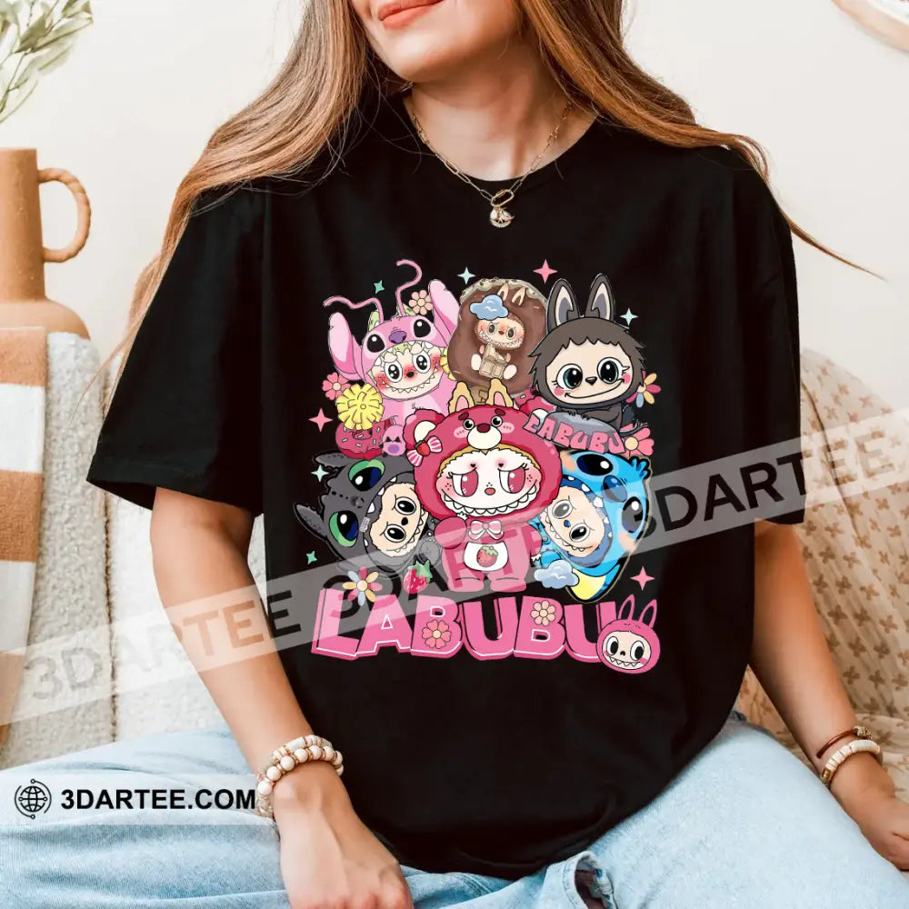Kid And Adult T-Shirt - Custom The Monsters Labubu T-Shirt Cute Collectible Gift Apparel