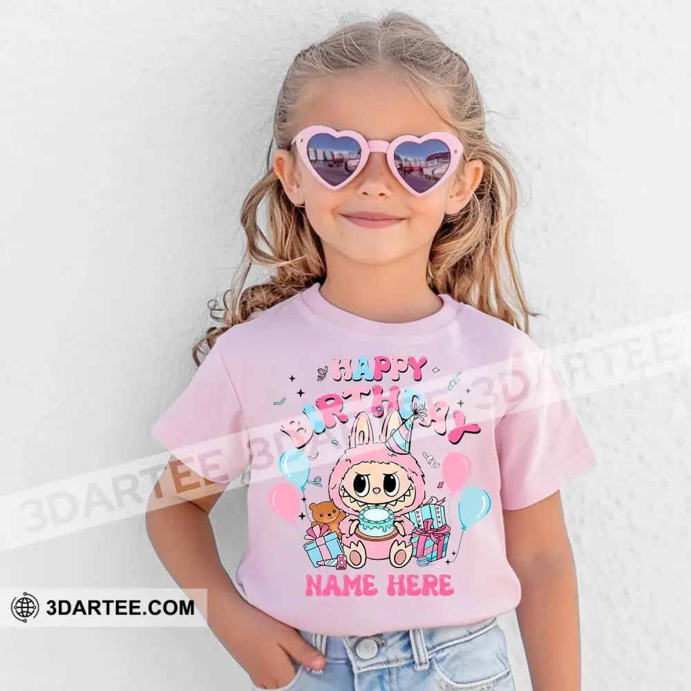 Kid And Adult T-Shirt - Custom The Monsters Labubu T-Shirt Happy Birthday Cute Collectible Gift Apparel