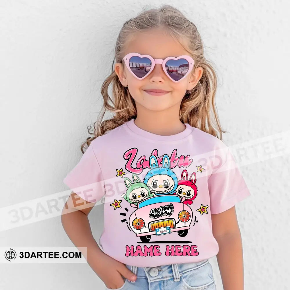 Kid And Adult T-Shirt - Custom The Monsters Labubu T-Shirt Labubu On Car Cute Collectible Gift Apparel