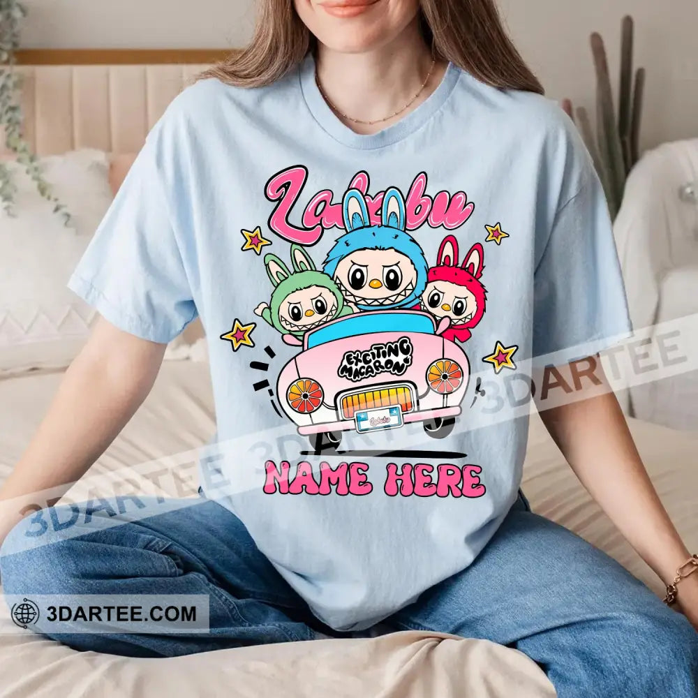 Kid And Adult T-Shirt - Custom The Monsters Labubu T-Shirt Labubu On Car Cute Collectible Gift Apparel