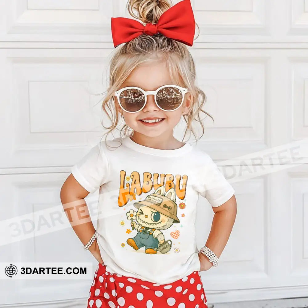 Kid And Adult T-Shirt - Labubu The Monsters Cute T-Shirt Cute Collectible Gift Apparel