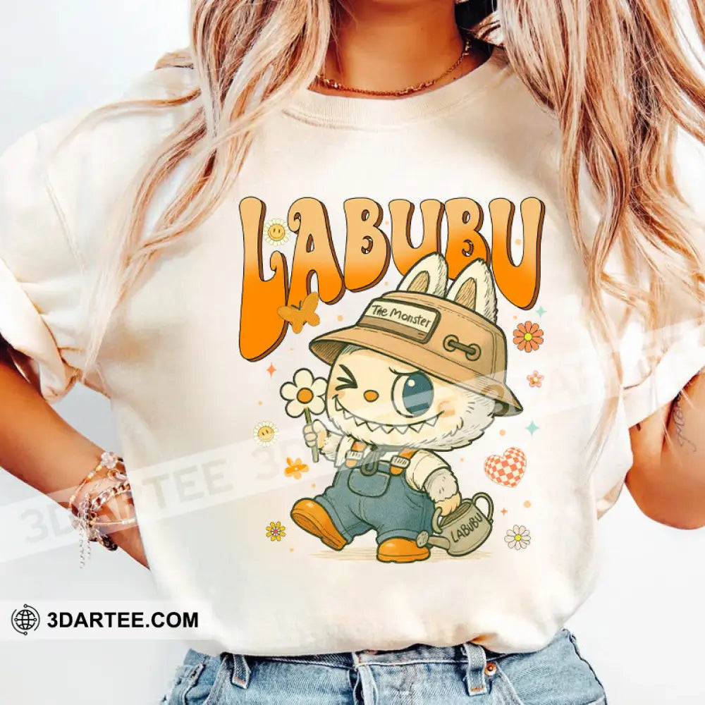 Kid And Adult T-Shirt - Labubu The Monsters Cute T-Shirt Cute Collectible Gift Apparel