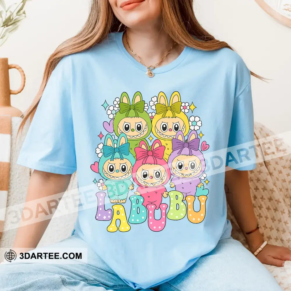 Kid And Adult T-Shirt - Labubu The Monsters T-Shirt The Cute Labubu Design Apparel