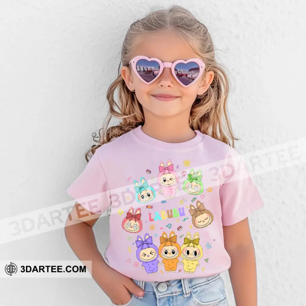 Kid And Adult T-Shirt - The Monsters Labubu T-Shirt Colorful Labubu Apparel
