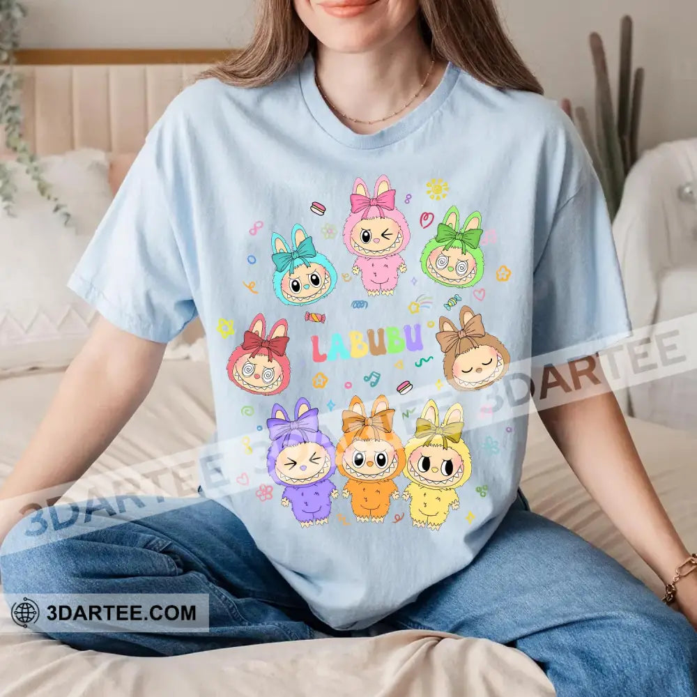 Kid And Adult T-Shirt - The Monsters Labubu T-Shirt Colorful Labubu Apparel