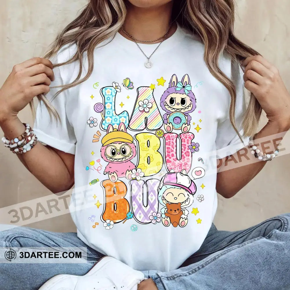 Kid And Adult T-Shirt - The Monsters Labubu T-Shirt Cute Collectible Gift Apparel