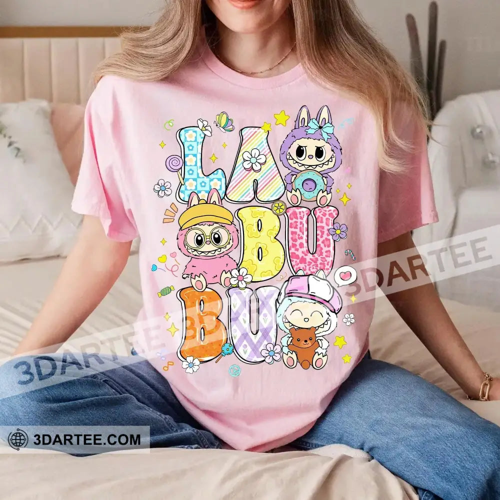 Kid And Adult T-Shirt - The Monsters Labubu T-Shirt Cute Collectible Gift Apparel