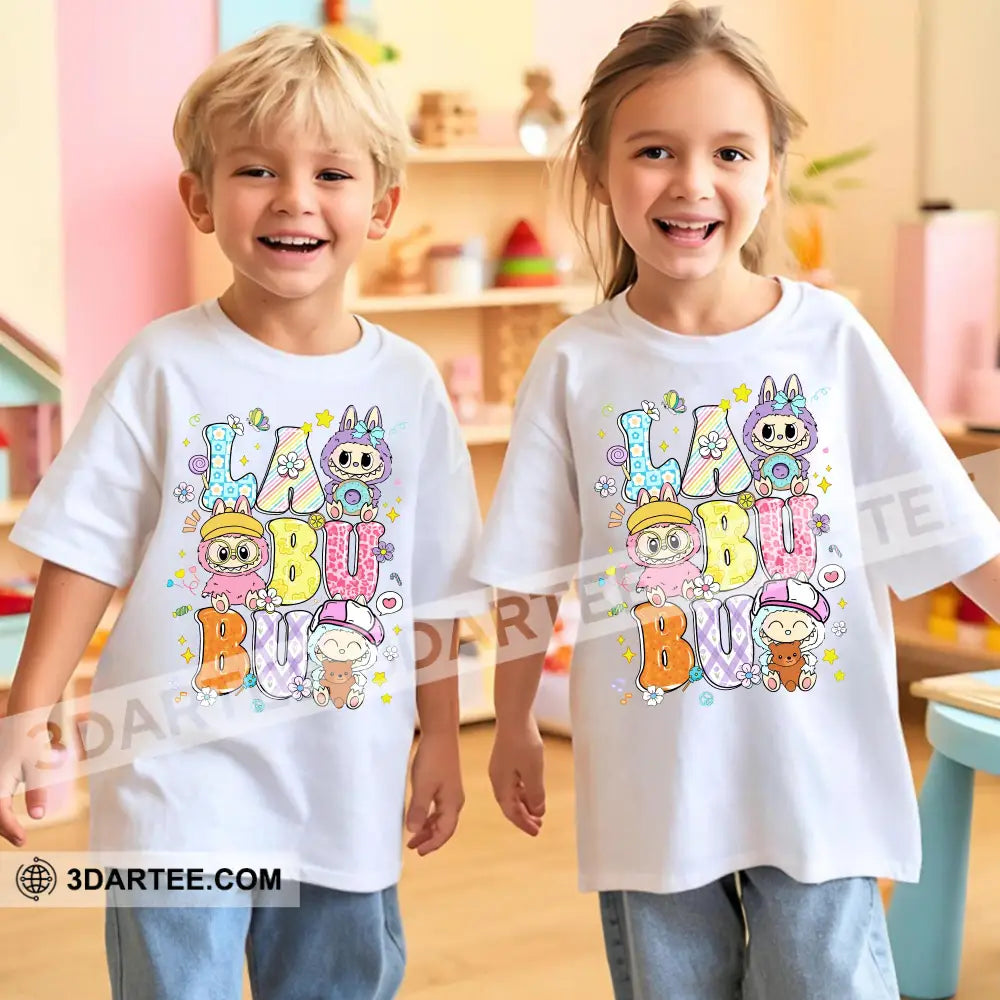 Kid And Adult T-Shirt - The Monsters Labubu T-Shirt Cute Collectible Gift Apparel