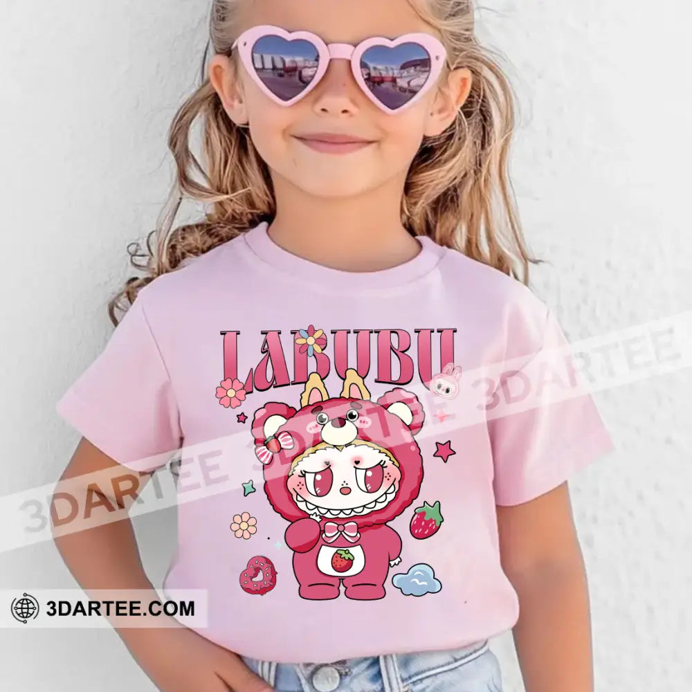 Kid And Adult T-Shirt - The Monsters Labubu T-Shirt Labubu In Lotso Bear Costume Cute Collectible Gift Apparel