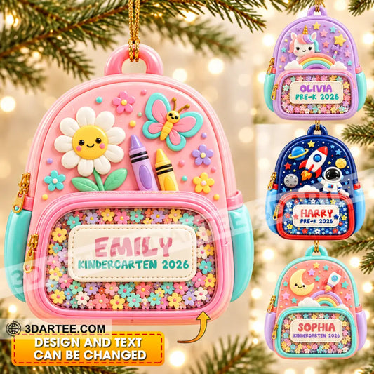 Kid Home Decor Christmas Ornament Personalized Ornament - 3.54’’ / 1 Ornament - Ornament