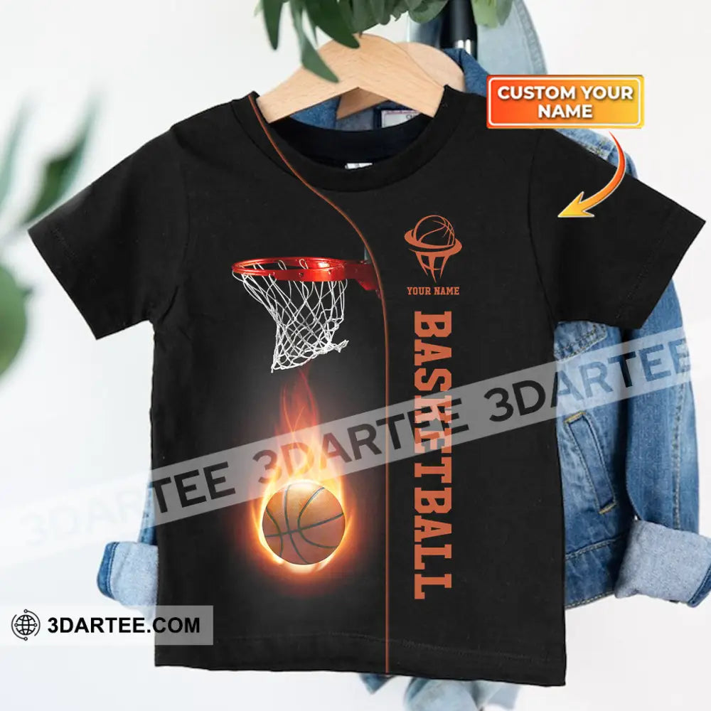 Kids Clothing Custom Name Basketball Tank And Shorts Toddler Top & Matching / Youth S T-Shirt