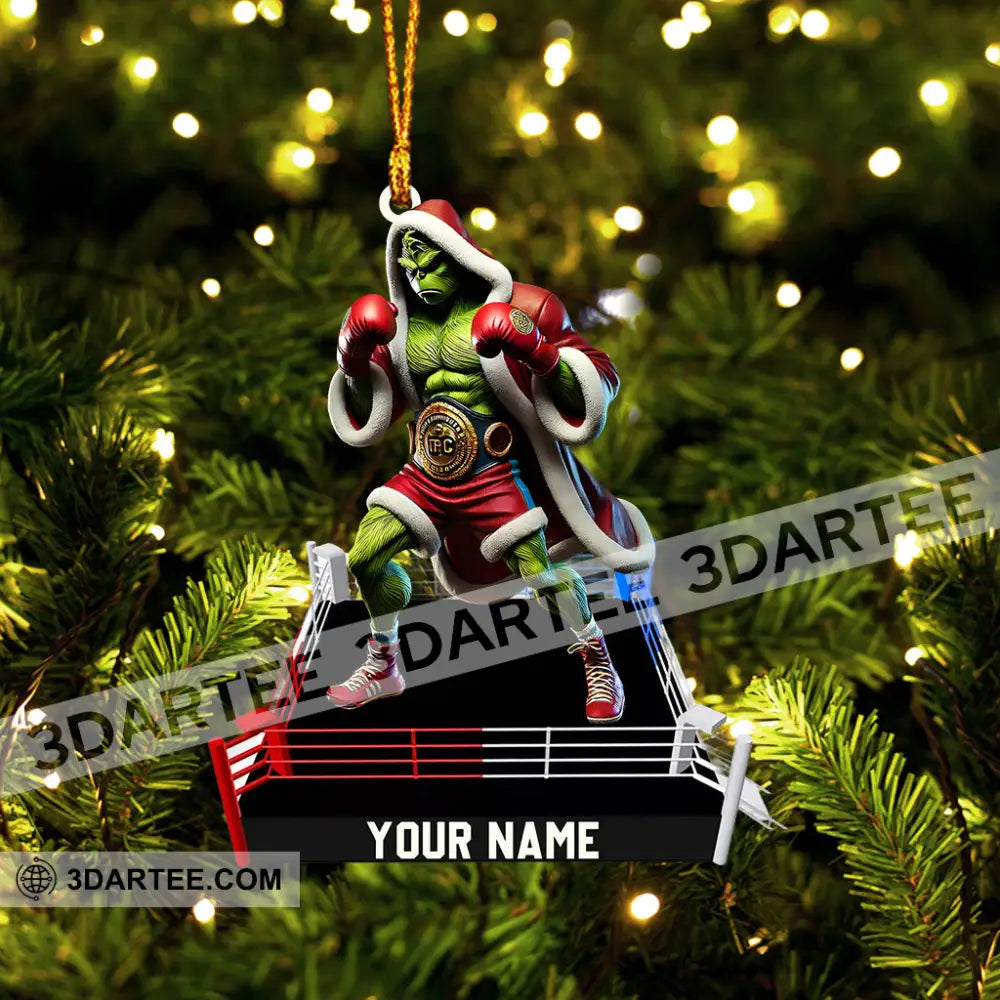 King Of Boxing Home Decor Christmas Ornament Personalized Ornament Ornament