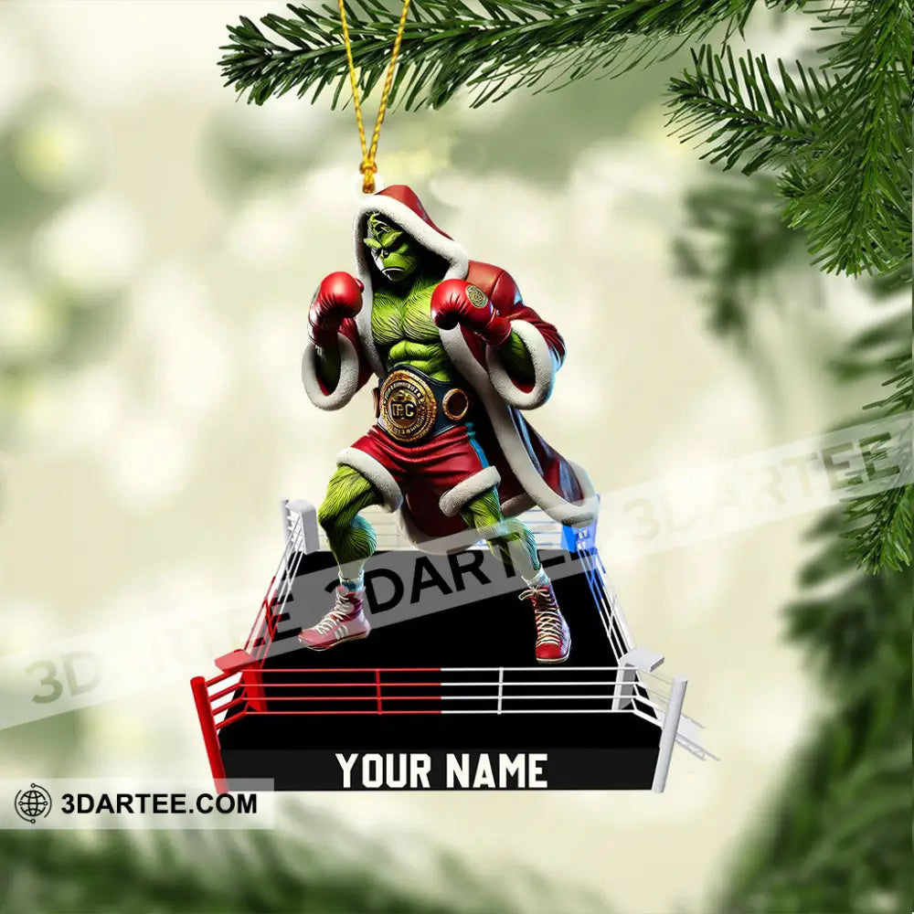 King Of Boxing Home Decor Christmas Ornament Personalized Ornament Ornament