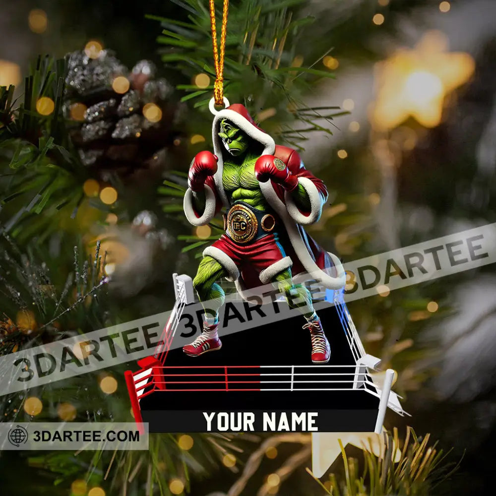 King Of Boxing Home Decor Christmas Ornament Personalized Ornament Ornament