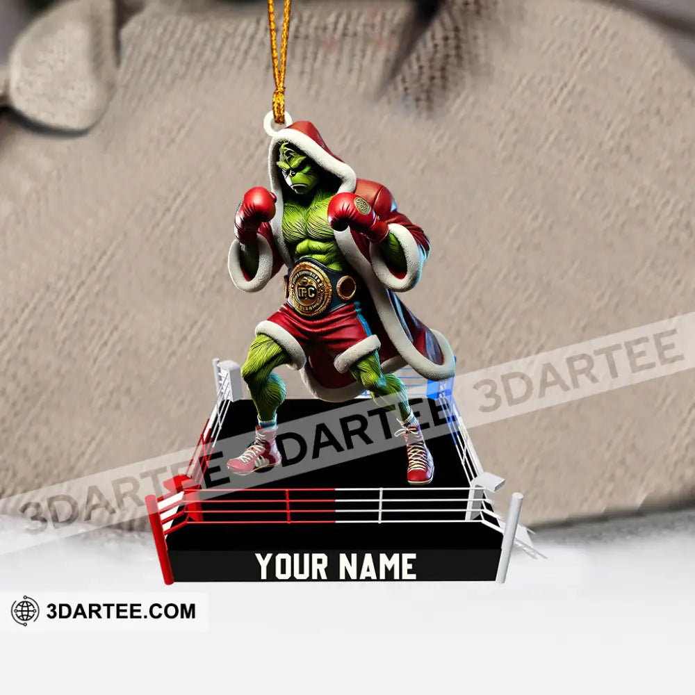 King Of Boxing Home Decor Christmas Ornament Personalized Ornament Ornament