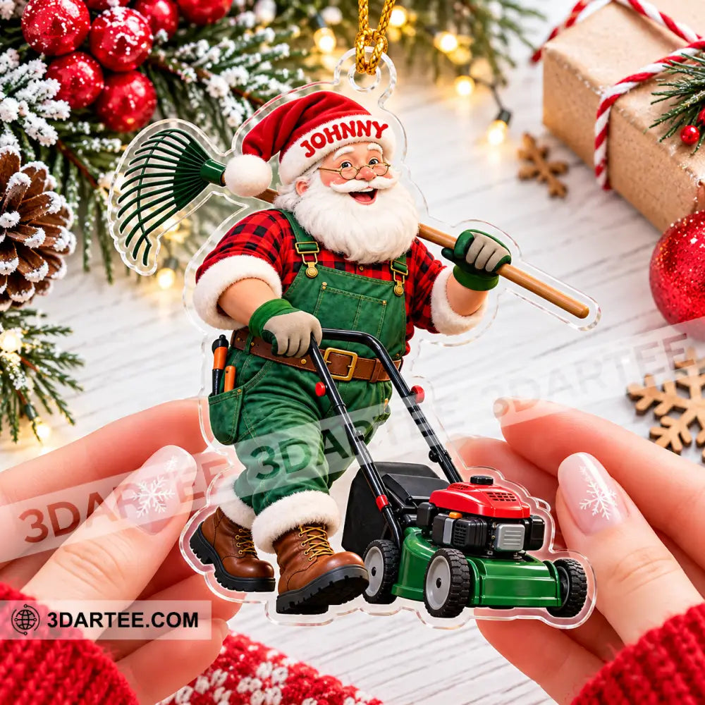 Landscaper Gardener Home Decor Christmas Ornament Personalized Ornament - Ornament