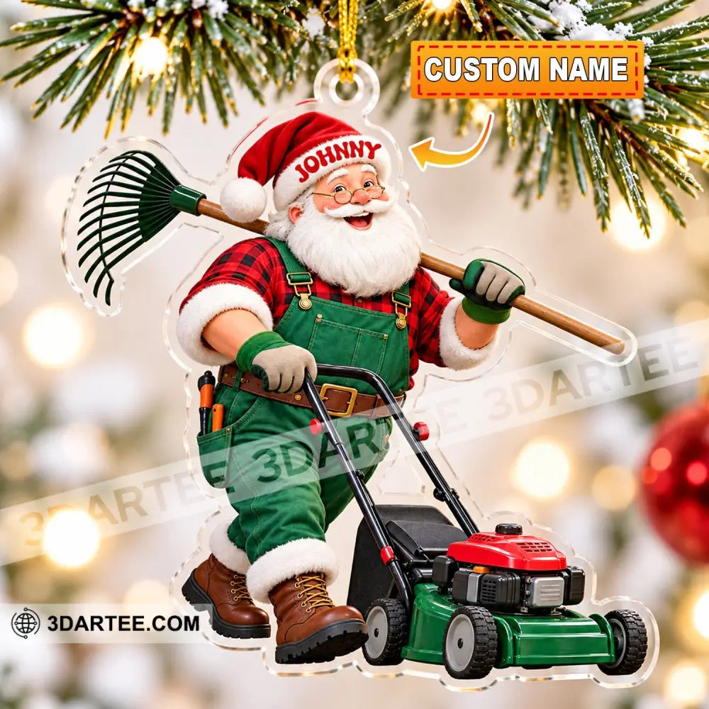 Landscaper Gardener Home Decor Christmas Ornament Personalized Ornament - 3.54’’ / 1 Ornament - Ornament
