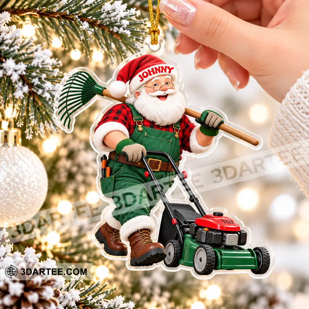 Landscaper Gardener Home Decor Christmas Ornament Personalized Ornament - Ornament