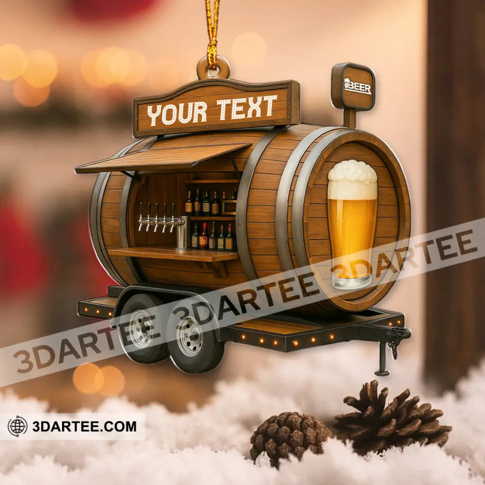 Let’s Drink Beer Home Decor Christmas Ornament Personalized Ornament Ornament