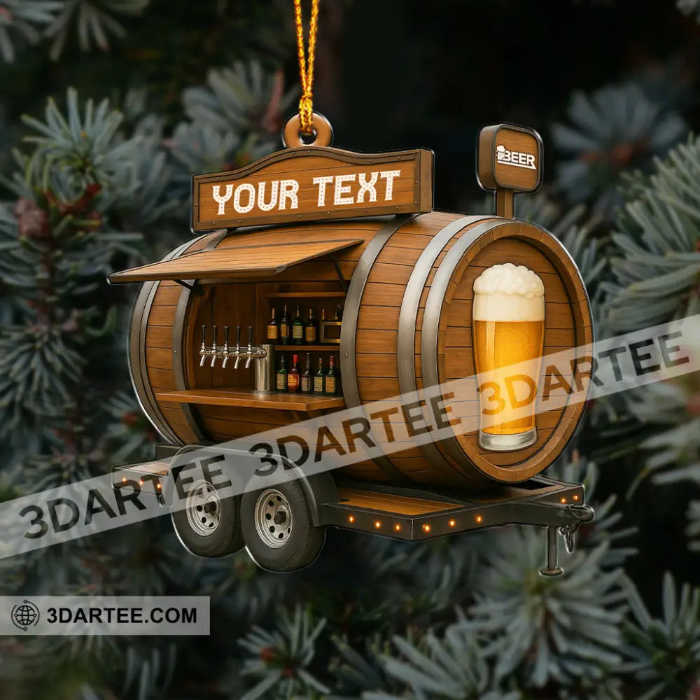 Let’s Drink Beer Home Decor Christmas Ornament Personalized Ornament Ornament