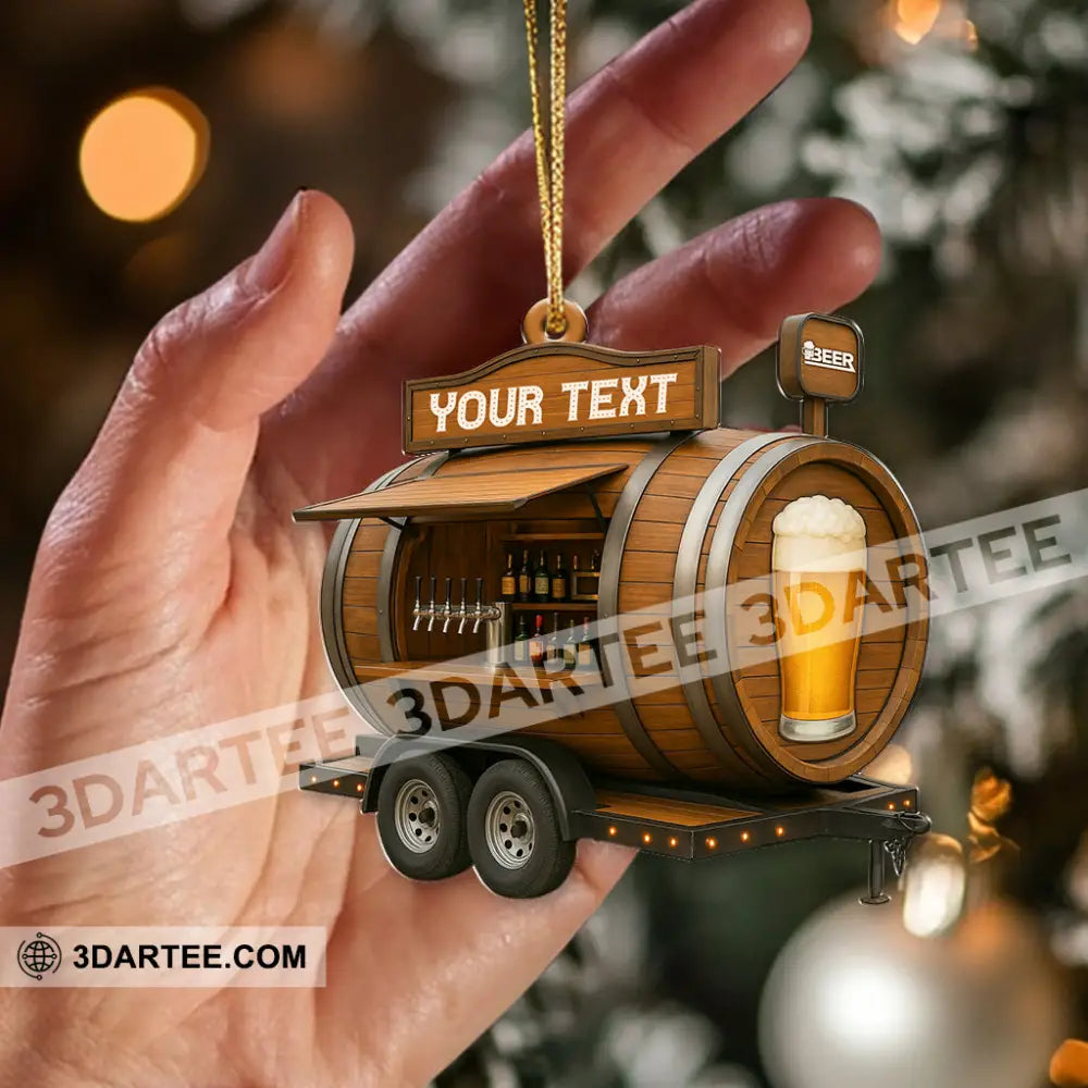 Let’s Drink Beer Home Decor Christmas Ornament Personalized Ornament Ornament