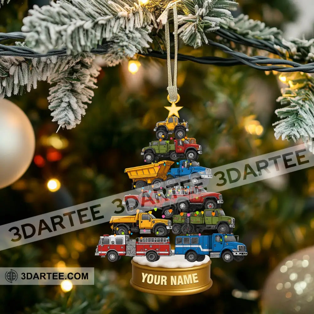 Love Car Home Decor Christmas Ornament Personalized Ornament Ornament