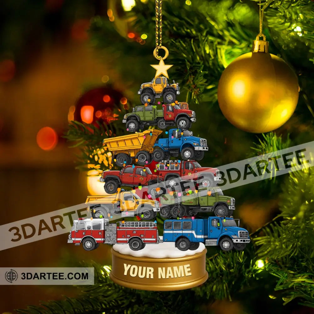 Love Car Home Decor Christmas Ornament Personalized Ornament Ornament