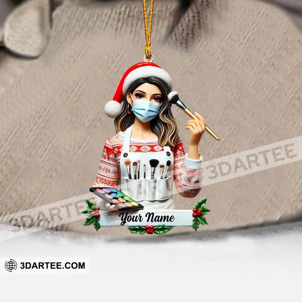 Makeup Artist Christmas Ornament Personalized Ornament Ornament
