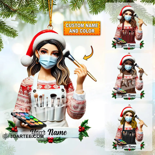 Makeup Artist Christmas Ornament Personalized Ornament Ornament