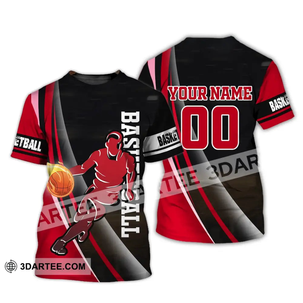 Man Shirt Basketball Custom Name T-Shirt Gift For Player / S